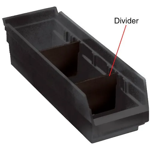 Quantum Conductive Bin Divider DSB109/110/116CO Fits 11"Wx4"H Bins