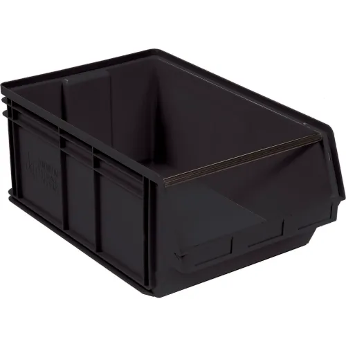 Quantum Storage® Plastic Magnum Stacking Bin, 29"L x 18-3/8"W x 11-7/8"H, Blue