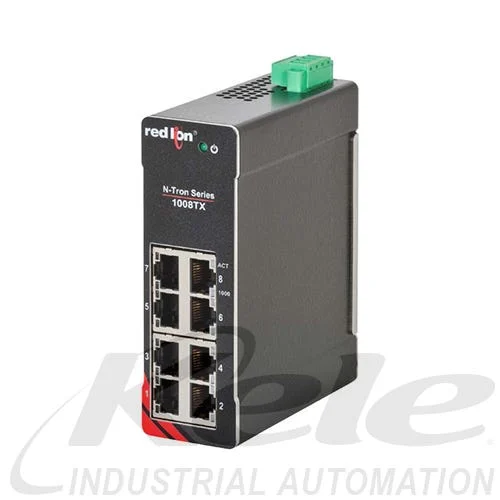 Red Lion 1008TX Unmanaged 8port Gigabit Industrial Ethernet Switch