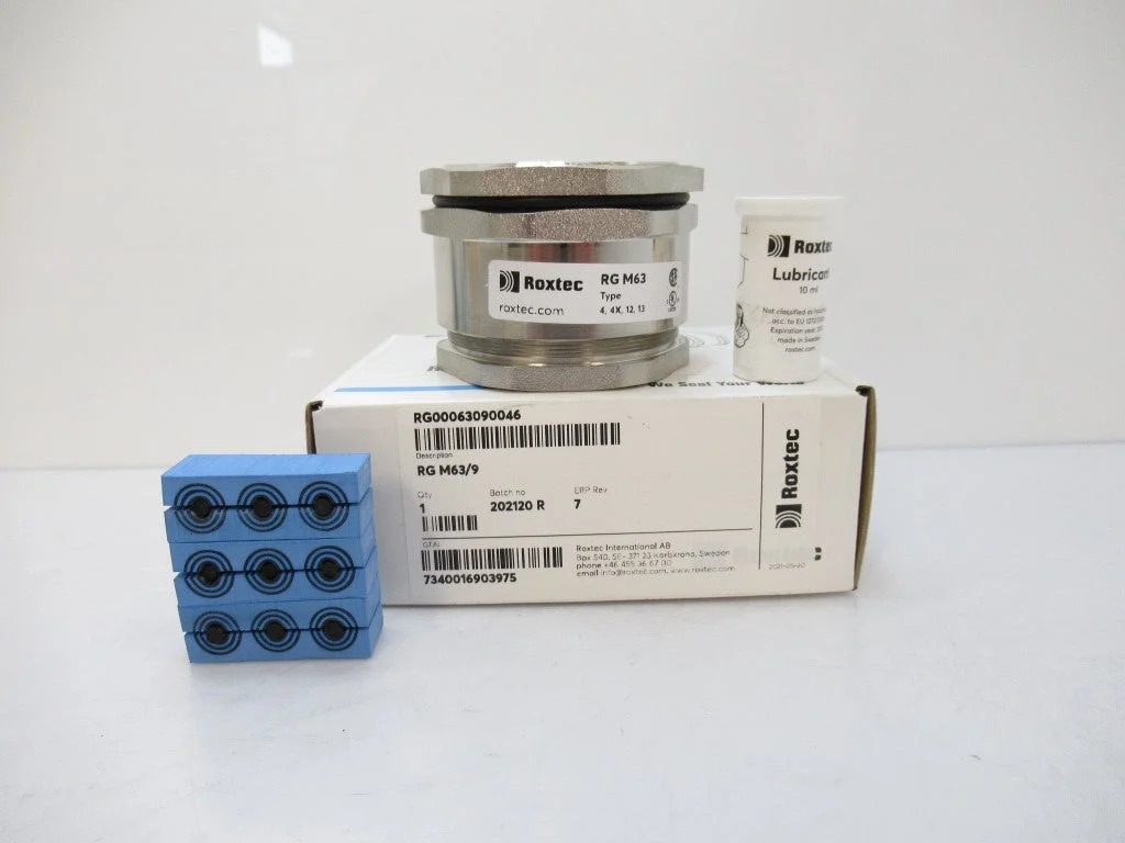 RG00063090046 RG M63/9 Roxtec, Cable Gland, Accommodate Up To 9 Cable