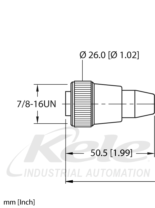 TURCK RKM 30-2M 7/8 Minifast Cordset