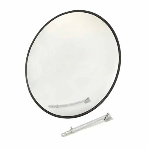 Round Acrylic Convex Mirror, Outdoor, 26" Dia., 160° Viewing Angle