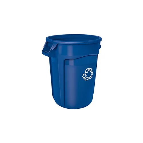 Rubbermaid® Brute Recycling Can, 32 Gallon, Blue