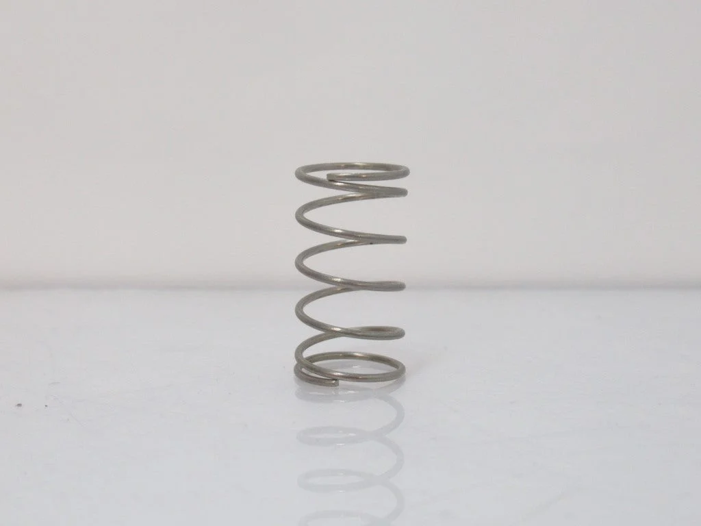 S-390 Century Spring Compression Spring, 0.5 in, 6 Coils, S.S.