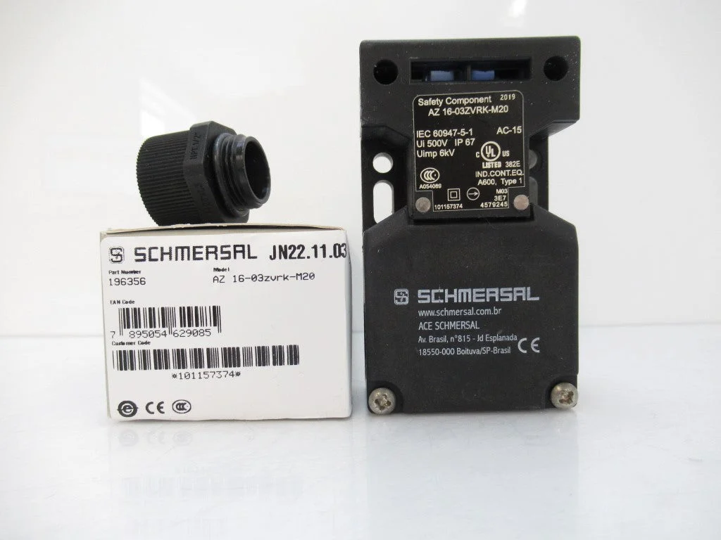 Schmersal 196356 AZ 16-03ZVRK-M20 Interlock 3 Contacts, 3NC