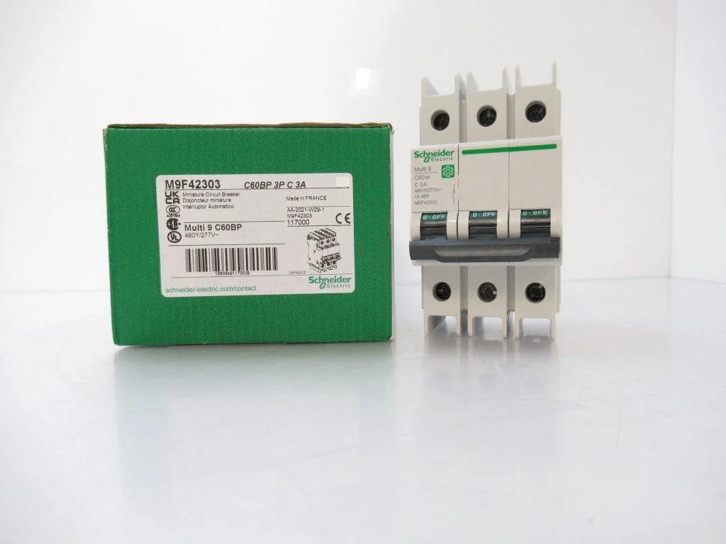 Schneider Electric M9F42303 Miniature Circuit Breaker 3-Pole 3A C Curve