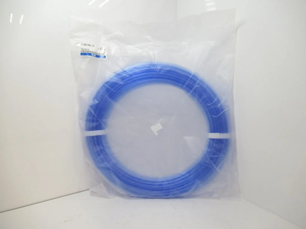 SMC TIUB07BU-33 Polyurethane Tubing OD 1/4 in, ID 0.17 in, Blue