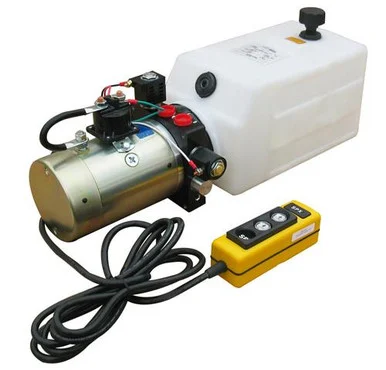 SPX Hydraulic Power Unit 12V DC, Double Acting, 1.5 GPM, SAE 6 Ports, 2000 PSI, 8 Qt. Poly Tank