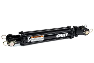 TC3 Tie-rod Hydraulic Cylinder: 2 Bore x 16 Stroke, 1.125 Rod