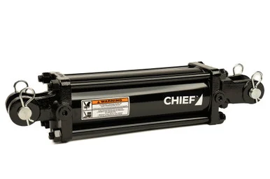 TC3 Tie-rod Hydraulic Cylinder: 4 Bore x 18 Stroke, 2 Rod