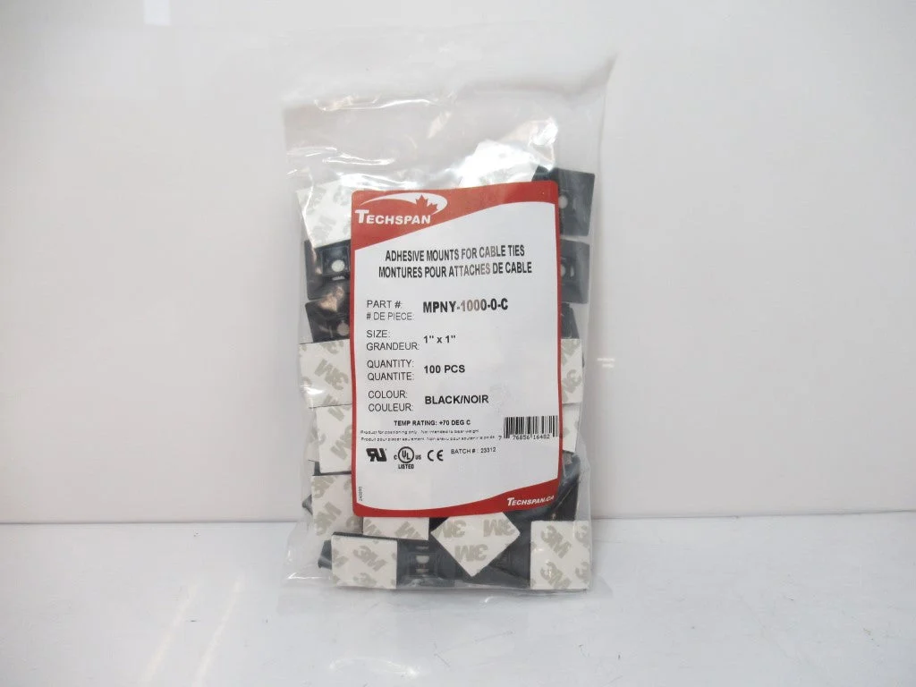 Techspan MPNY-1000-0-C Quad Opening Cable Tie Holder