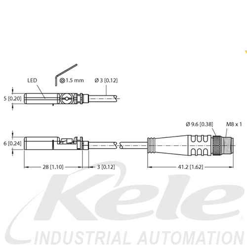 TURCK BIM-UNT-AP6X-0.3-PSG3M Cylinder Position Sensor [4685723]