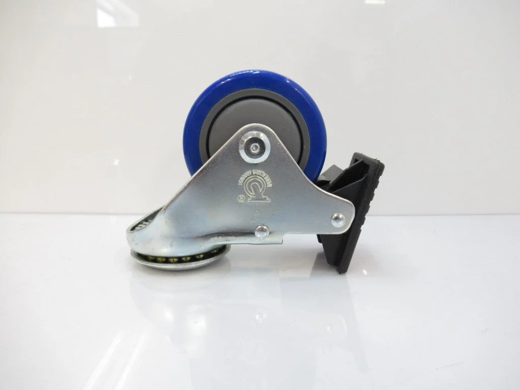 X3UB113 Swivel Wheel With Break 3 X 1-1/4 Blue