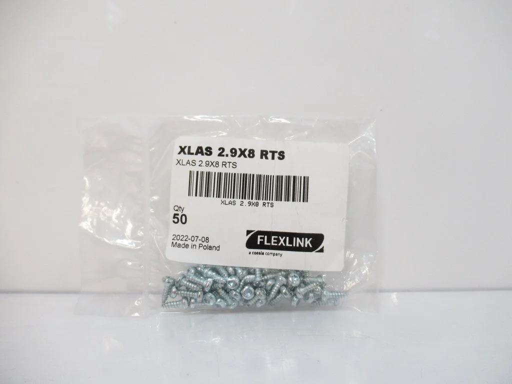 XLAS 2.9X8 RTS Flexlink SCREW ISO14585 RTS ST2.9 X 8 FZB A2K