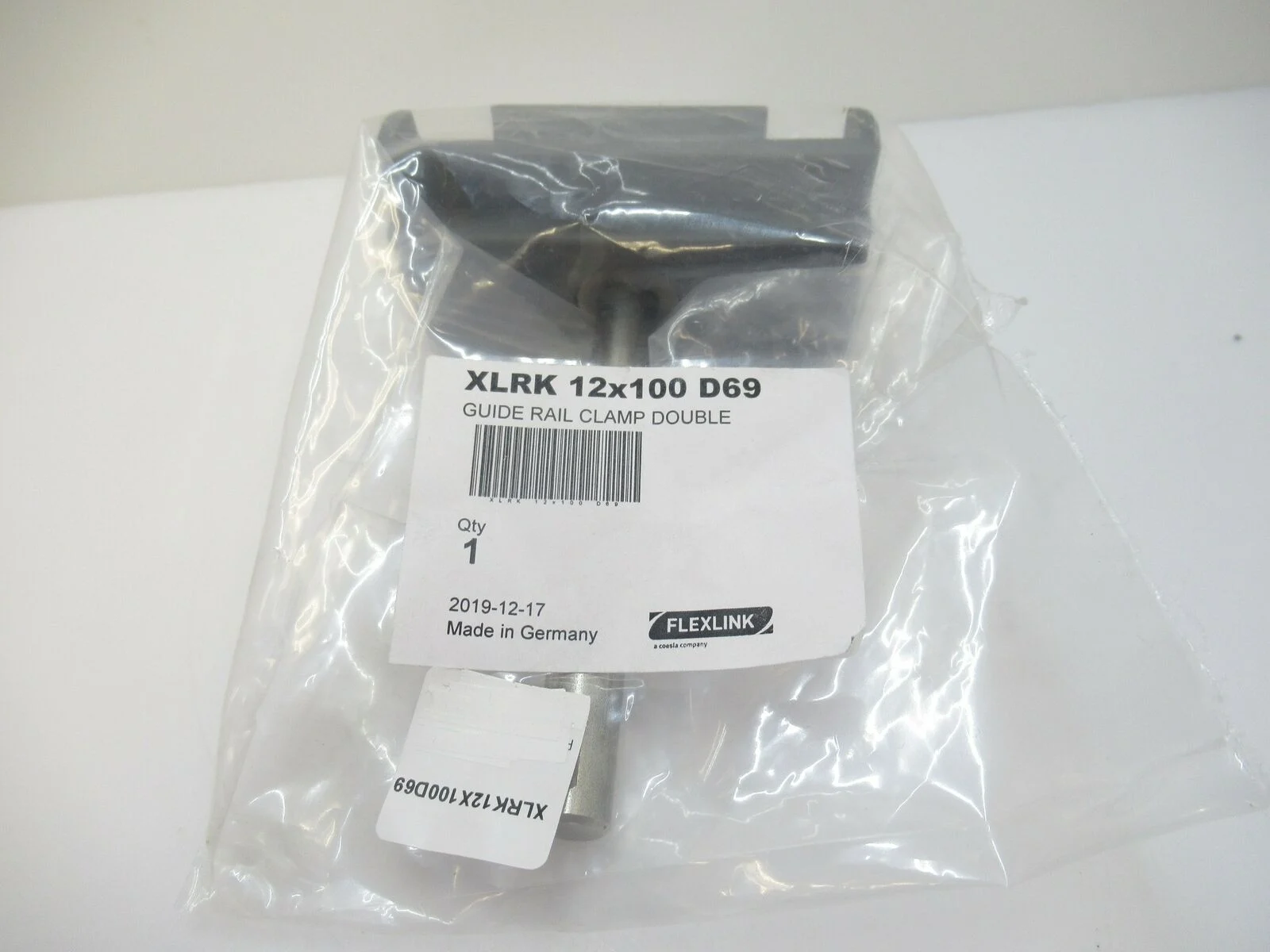 XLRK 12X100 D69 Flexlink Guide Rail Clamp Double