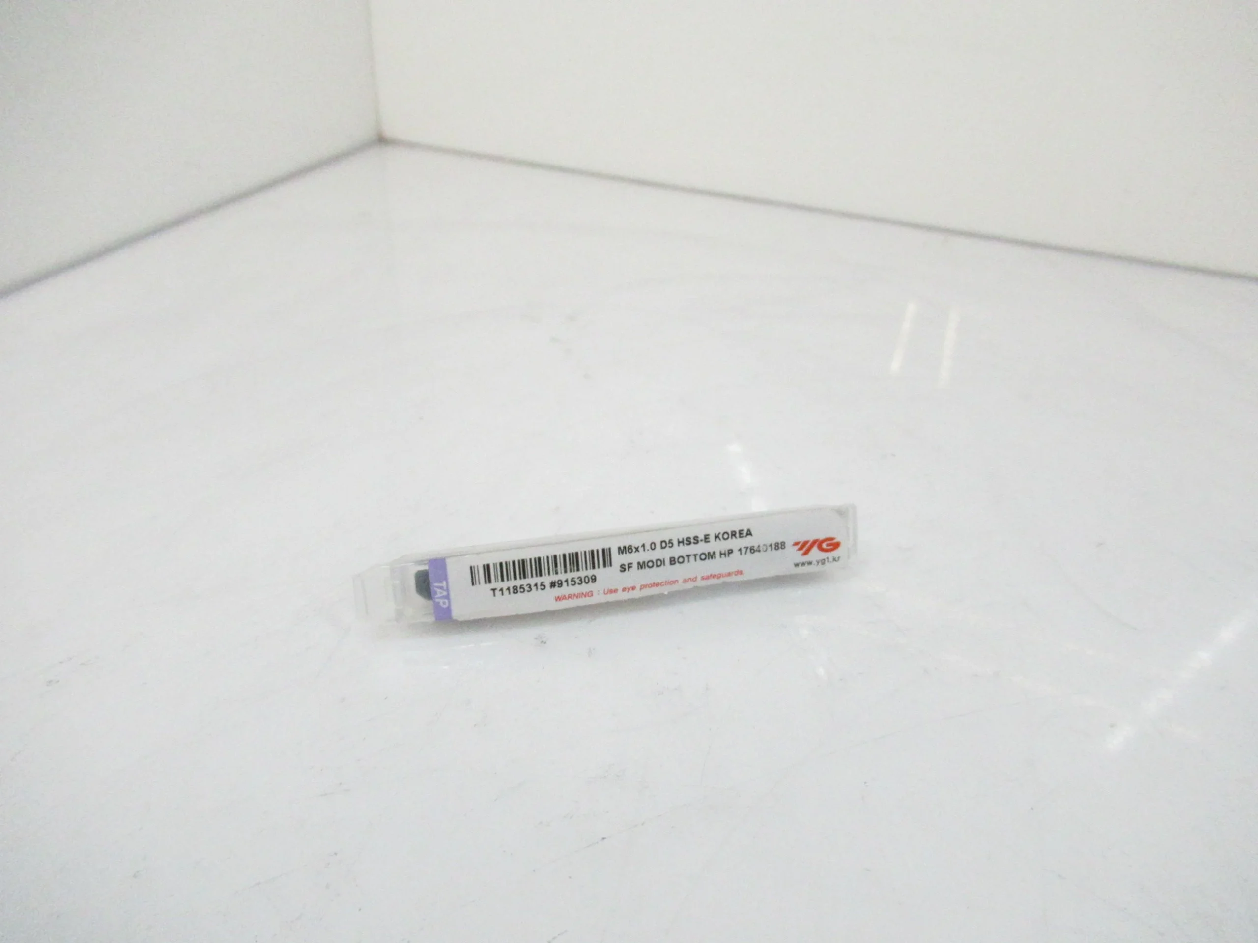 YG 915309 Ring M6X1.0XD5X63.5 Spiral Flute Tap, Sold By Unit